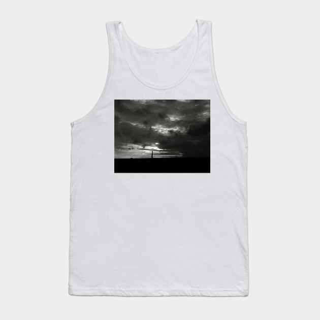 The dark late evening Sky at Thornham Staithe, Norfolk, UK Tank Top by richflintphoto